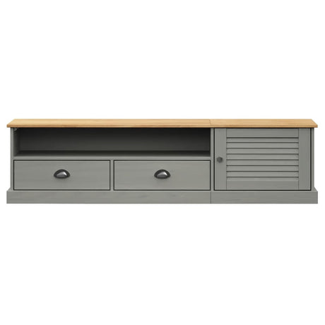 Tv Cabinet Vigo 156X40X40 Cm Solid Wood Pine