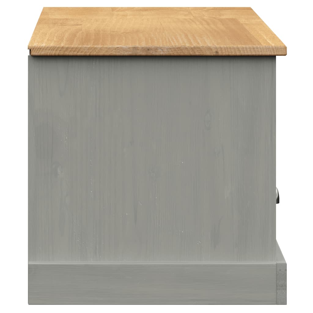 Tv Cabinet Vigo 156X40X40 Cm Solid Wood Pine