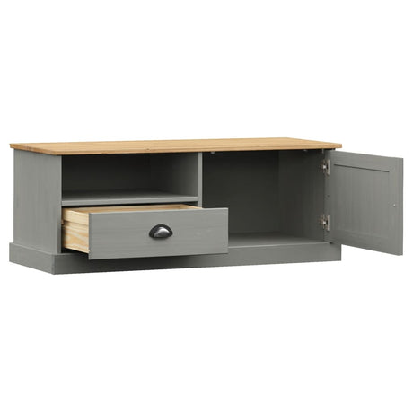 Tv Cabinet Vigo 106X40X40 Cm Solid Wood Pine
