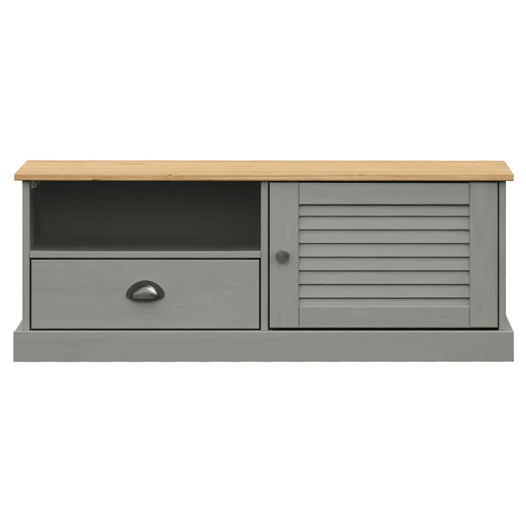 Tv Cabinet Vigo 106X40X40 Cm Solid Wood Pine