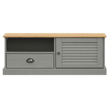 Tv Cabinet Vigo 106X40X40 Cm Solid Wood Pine