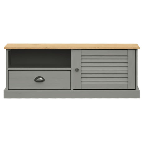 Tv Cabinet Vigo 106X40X40 Cm Solid Wood Pine