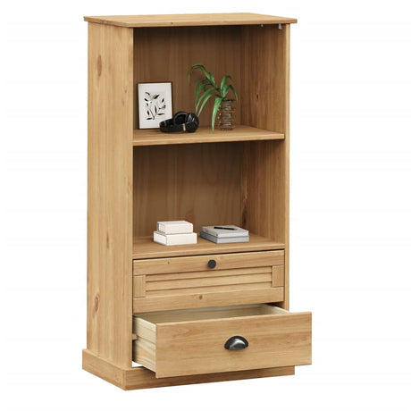 Bookcase Vigo 60X35X114.5 Cm Solid Wood Pine