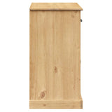 Sideboard With Drawers Vigo 113X40X75 Cm Solid Wood Pine