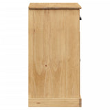 Sideboard With Drawers Vigo 78X40X75 Cm Solid Wood Pine