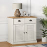 Sideboard With Drawers Vigo 78X40X75 Cm Solid Wood Pine