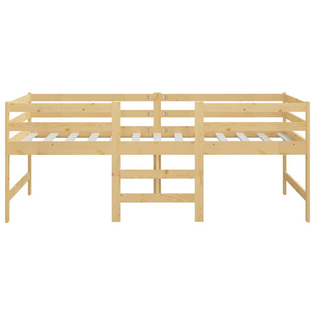 Bed Frame Without Mattress 90X200 Cm Solid Wood Pine