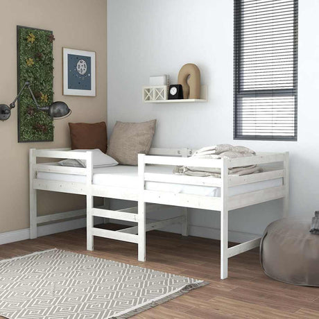 Bed Frame Without Mattress 90X200 Cm Solid Wood Pine