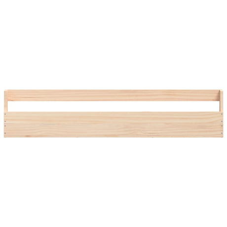 Wall-Mounted Shoe Racks 2 Pcs 110X9X23 Cm Solid Wood Pine