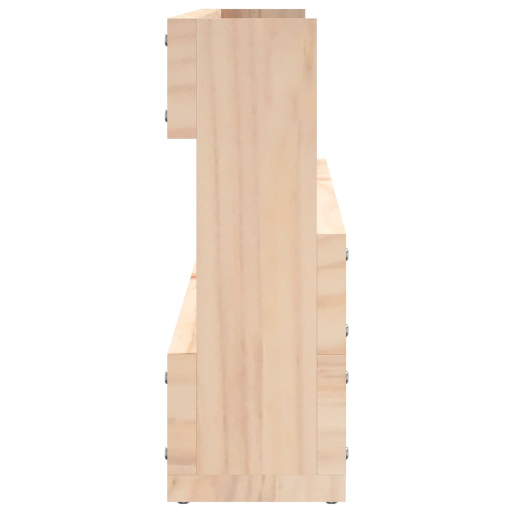 Wall-Mounted Shoe Racks 2 Pcs 110X9X23 Cm Solid Wood Pine