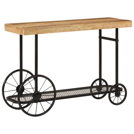 Console Table 112X36X76 Cm Solid Wood Mango And Iron