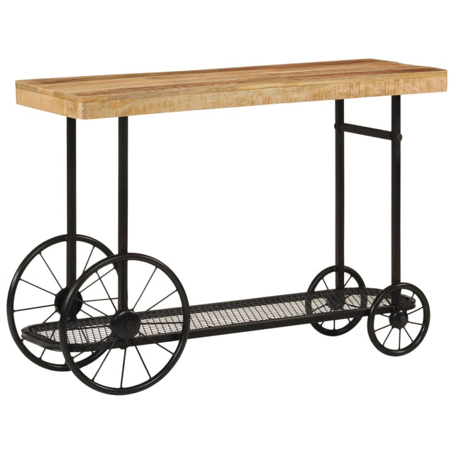 Console Table 112X36X76 Cm Solid Wood Mango And Iron