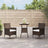 3 Piece Garden Bistro Set With Cushions Poly Rattan
