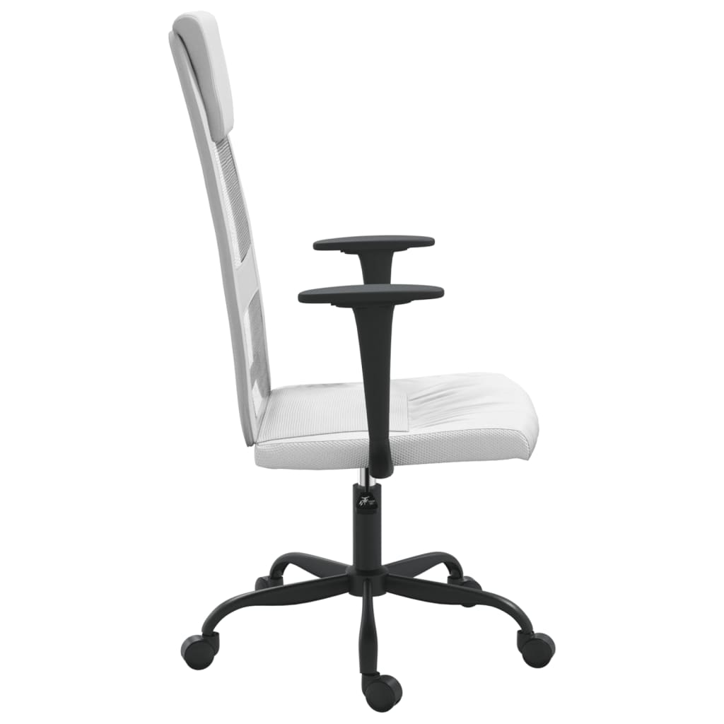 Office Chair Mesh Fabric And Faux Leather