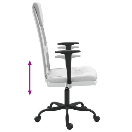 Office Chair Mesh Fabric And Faux Leather