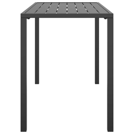 Garden Dining Anthracite 110X54X70 Cm Steel