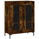 Sideboard Smoked Oak 69.5x34x90 cm Engineered Wood