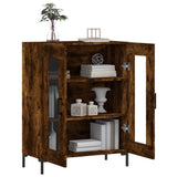 Sideboard Smoked Oak 69.5x34x90 cm Engineered Wood