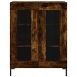 Sideboard Smoked Oak 69.5x34x90 cm Engineered Wood