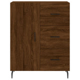 Sideboard Brown Oak 69.5x34x90 cm Engineered Wood