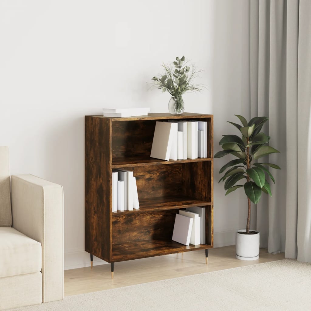 Bookcase 69.5X32.5X90 Cm Engineered Wood