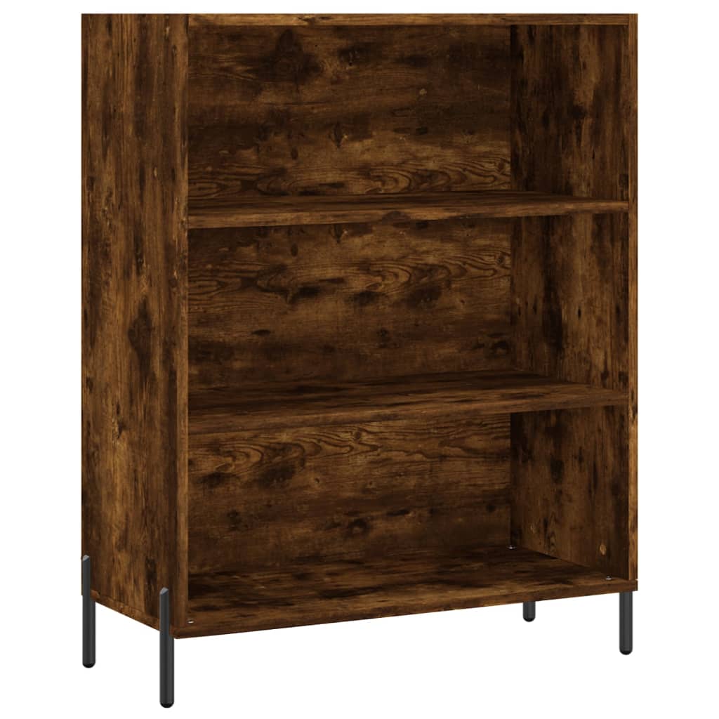 Shelf Cabinet Smoked Oak 69.5x32.5x90 cm Engineered Wood