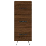 Sideboard Brown Oak 34.5x34x90 cm Engineered Wood