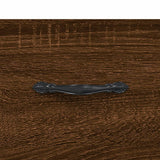 Sideboard Brown Oak 34.5x34x90 cm Engineered Wood