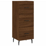 Sideboard Brown Oak 34.5x34x90 cm Engineered Wood