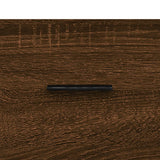 Sideboard Brown Oak 34.5x34x90 cm Engineered Wood