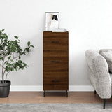 Sideboard Brown Oak 34.5x34x90 cm Engineered Wood