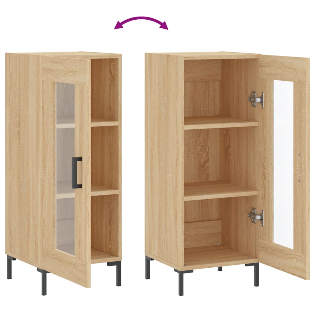 Sideboard Sonoma Oak 34.5x34x90 cm Engineered Wood