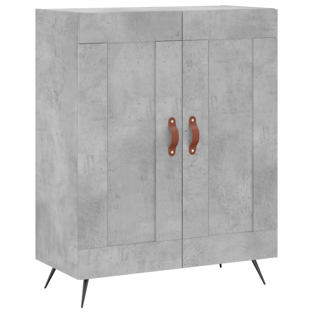 Sideboard Concrete Grey 69.5x34x90 cm Engineered Wood