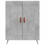 Sideboard Concrete Grey 69.5x34x90 cm Engineered Wood