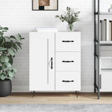 Sideboard White 69.5x34x90 cm Engineered Wood