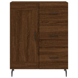 Sideboard Brown Oak 69.5x34x90 cm Engineered Wood
