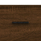 Sideboard Brown Oak 69.5x34x90 cm Engineered Wood