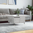 Coffee Table 55X55X36.5 Cm Engineered Wood