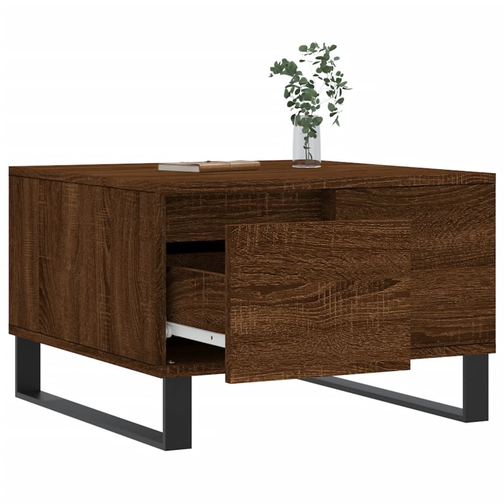 Coffee Table 55X55X36.5 Cm Engineered Wood