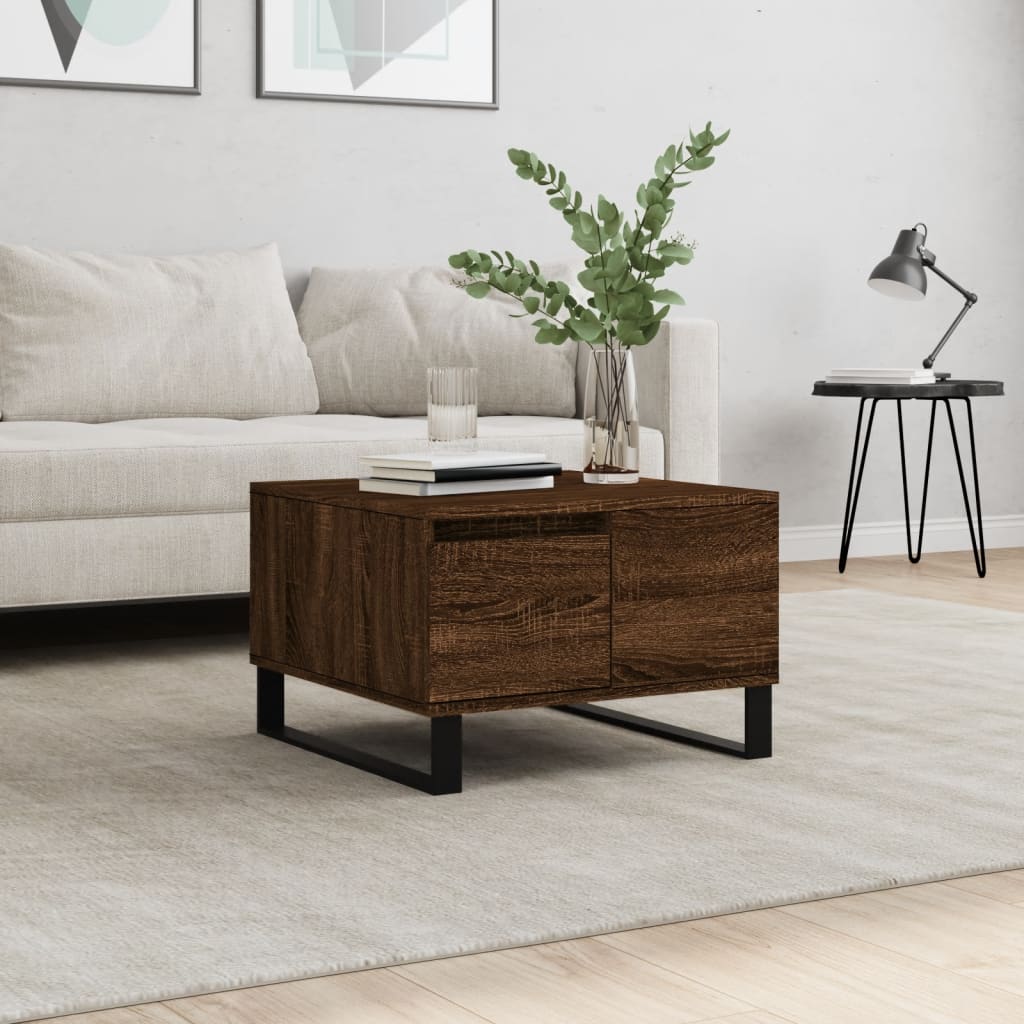 Coffee Table 55X55X36.5 Cm Engineered Wood