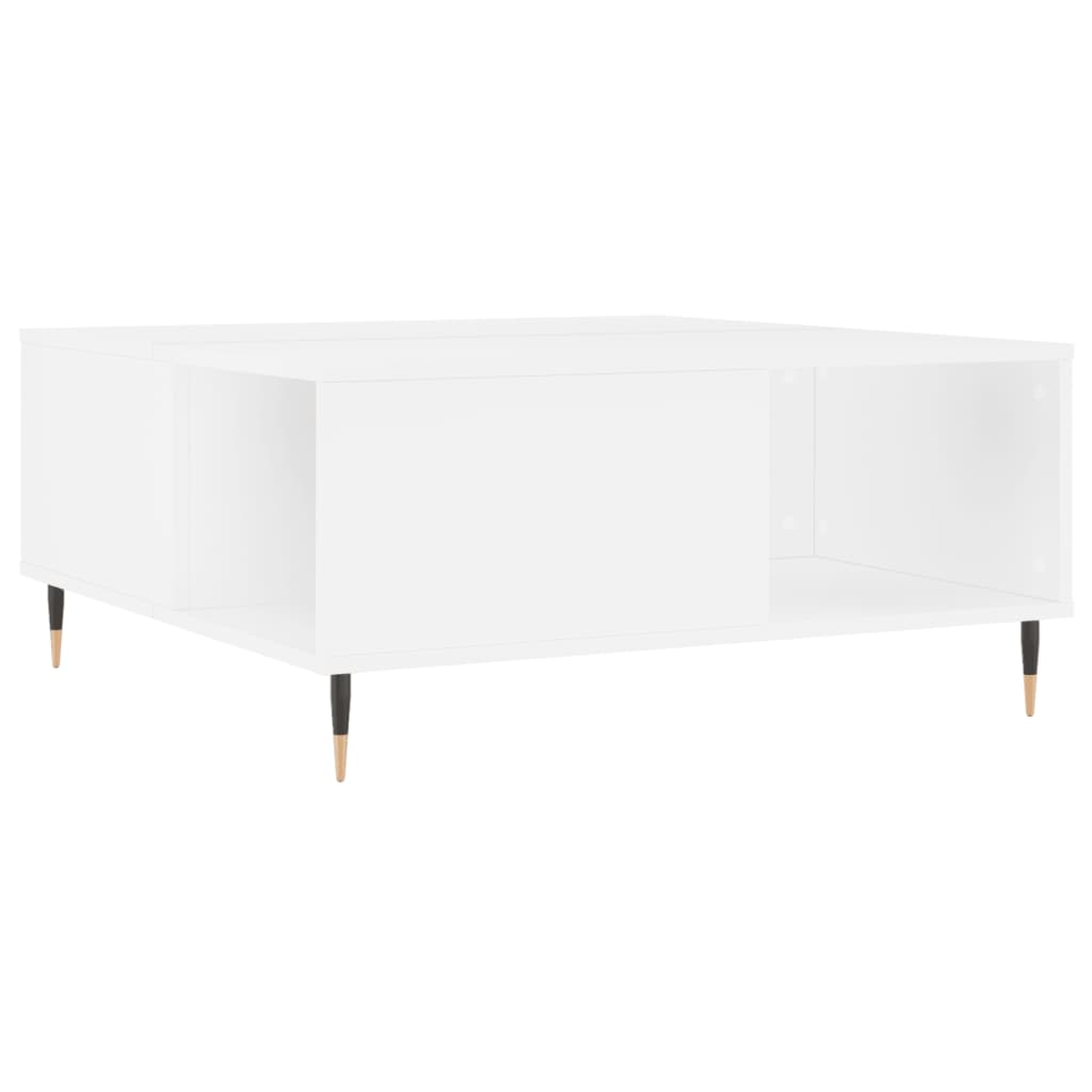 Coffee Table 80X80X36.5 Cm Engineered Wood