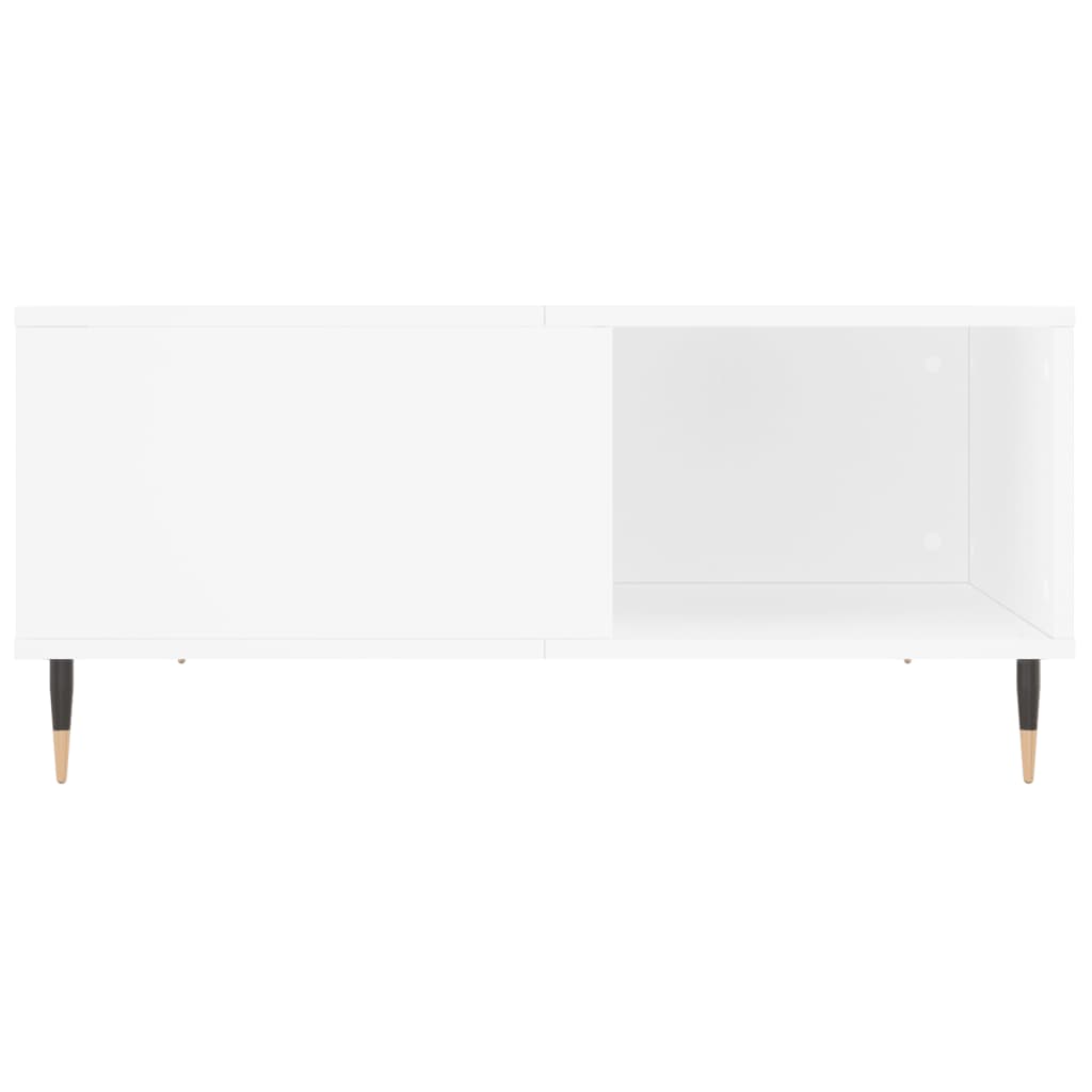 Coffee Table 80X80X36.5 Cm Engineered Wood