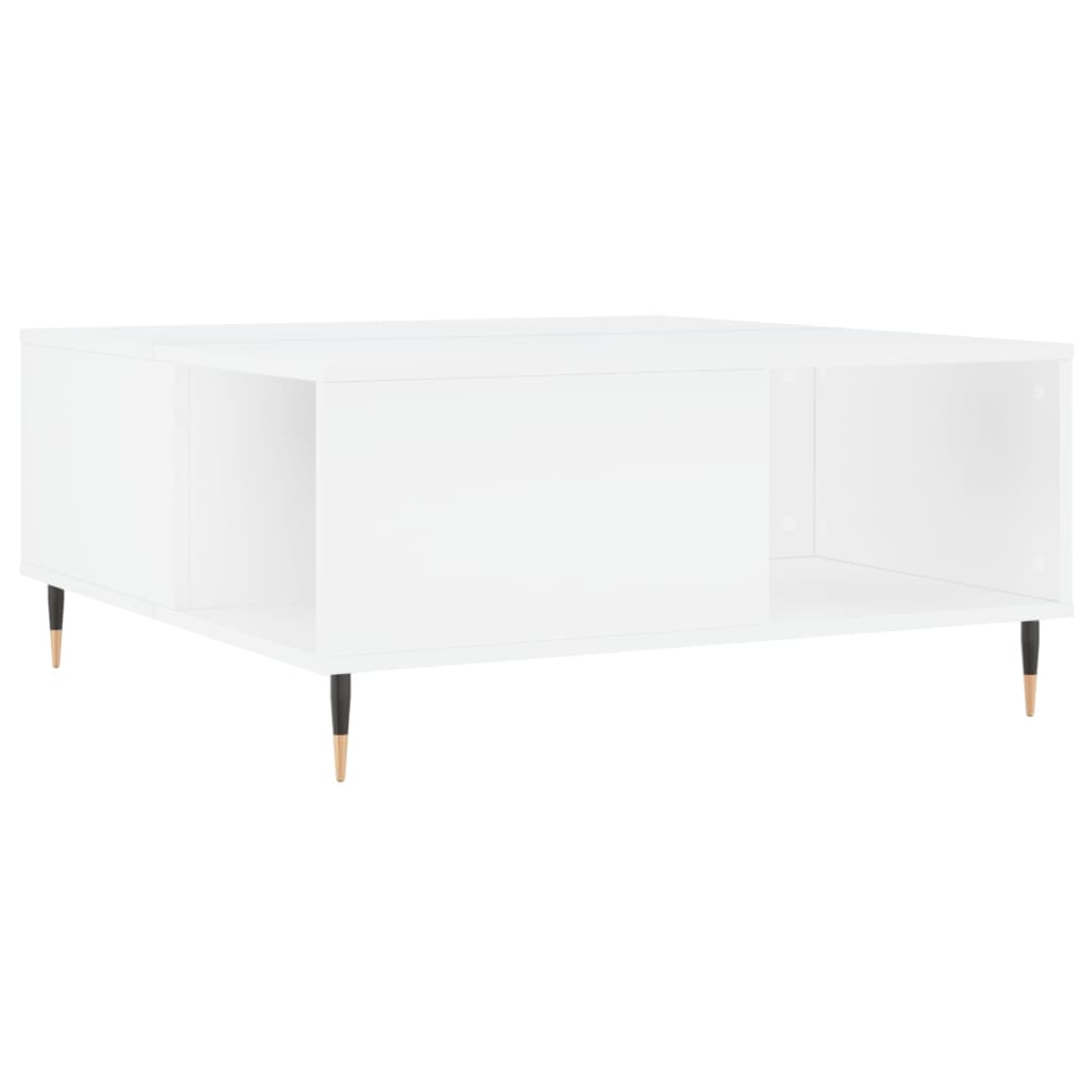 Coffee Table 80X80X36.5 Cm Engineered Wood