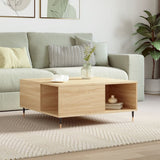 Coffee Table 80X80X36.5 Cm Engineered Wood