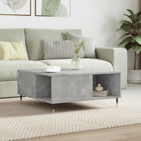 Coffee Table 80X80X36.5 Cm Engineered Wood