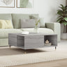 Coffee Table 80X80X36.5 Cm Engineered Wood