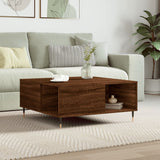 Coffee Table 80X80X36.5 Cm Engineered Wood