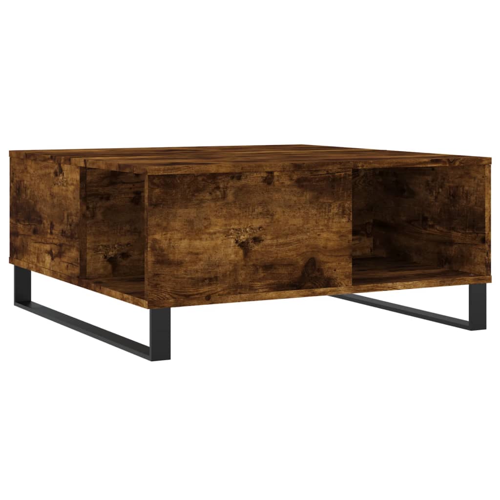 Coffee Table 80X80X36.5 Cm Engineered Wood