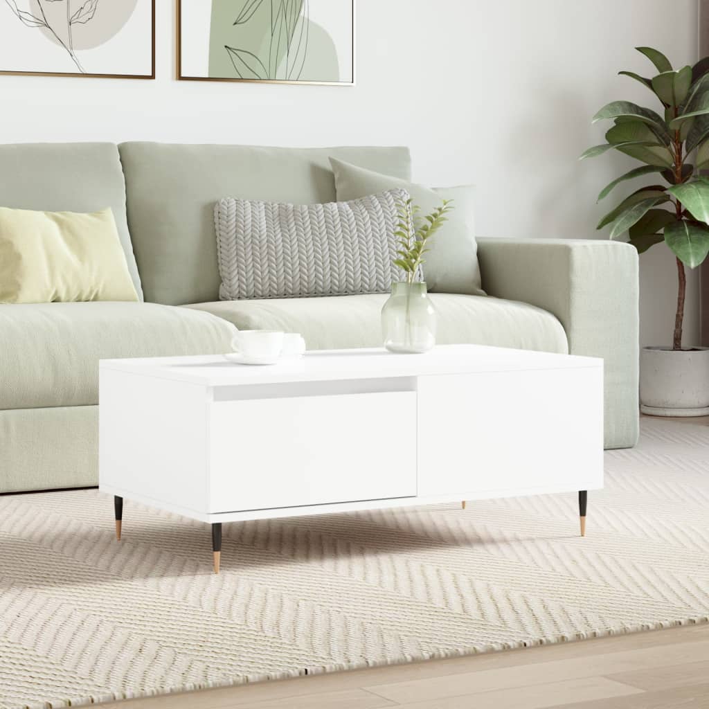 Coffee Table 90X50X36.5 Cm Engineered Wood