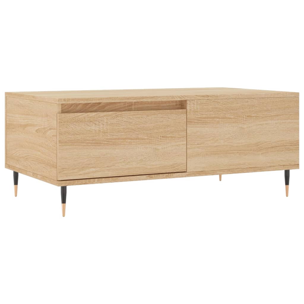 Coffee Table Sonoma Oak 90x50x36.5 cm Engineered Wood